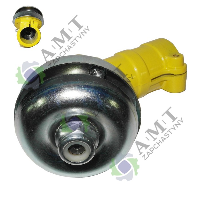 Редуктор (d=26 мм, 9 шліців) (жовтий) мотокоси Китай 40/44