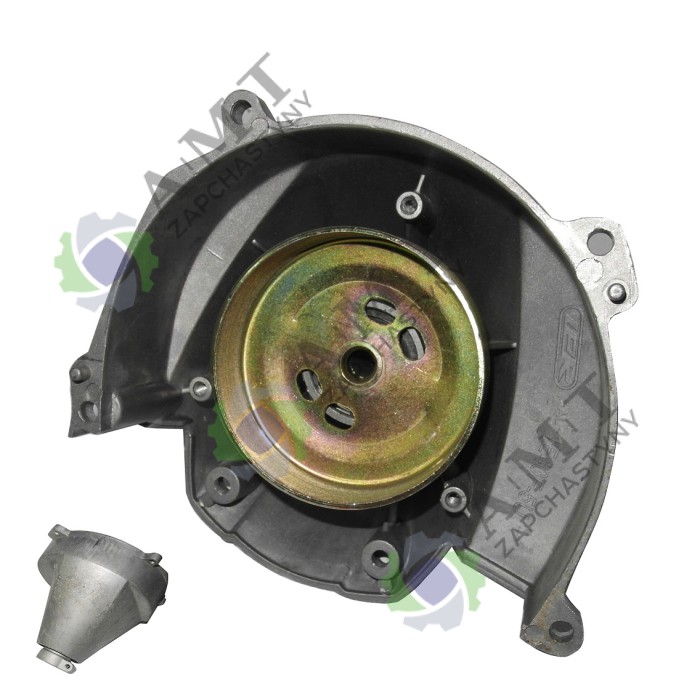 Вузол зчеплення (d=26 мм, 9 шліців)(у корпусі)(сріблястий) мотокоси Vitals 40/40