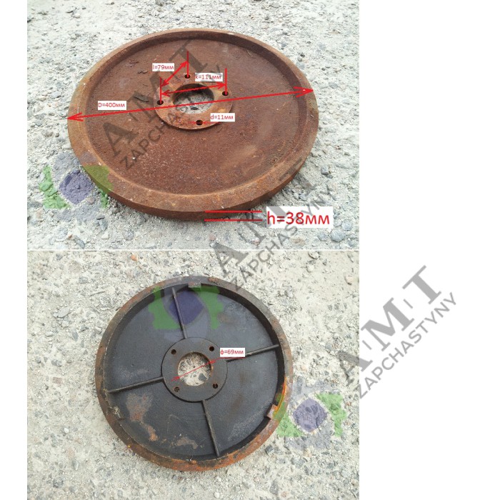 Колесо хвостовое (утяжелитель) 12-33111 ZIRKA GN 151 Колесо хвостовое (утяжелитель) 12-33111 ZIRKA GN 151