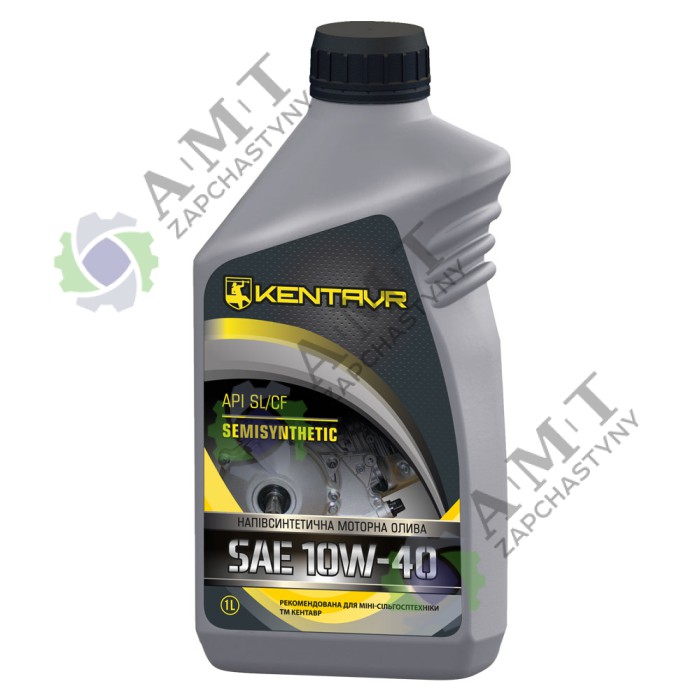 Масло моторное KENTAVR SEMISYNTHETIC 10W-40API SL/CF, канистра 1л ПЭ