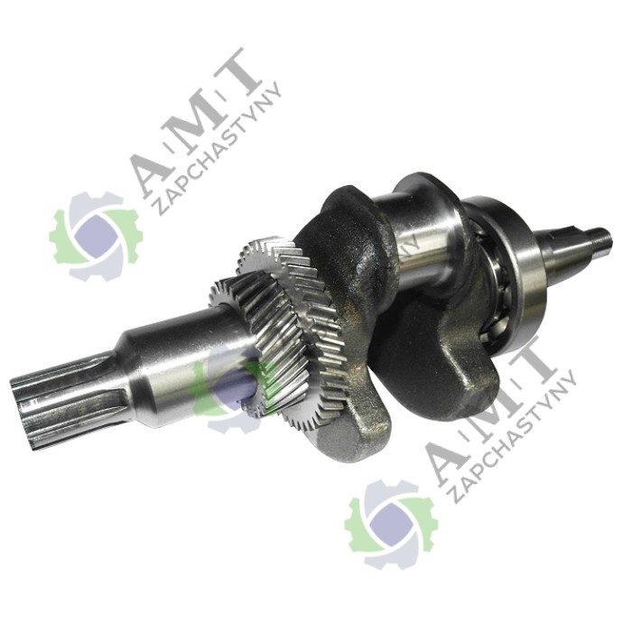 Вал коленчатый ДБ 190F (шлиц-6 шт., D=25 мм) (кованый)