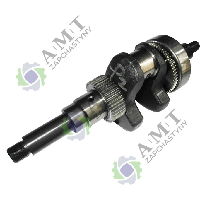 Вал коленчатый ДД 186F (резьба, D=20 мм) (кованый)