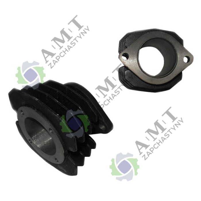 Циліндр (D=47 мм. Н=68 мм.)(2 отв. 80 мм.) компресора