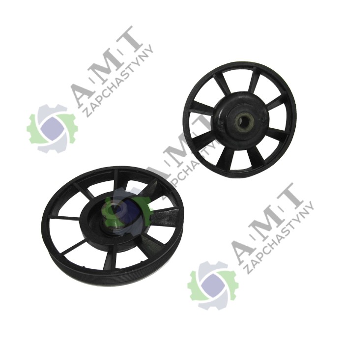 Шків (пластик) з металевою втулкою для бетонозмішалки Кентавр БМ-125Е