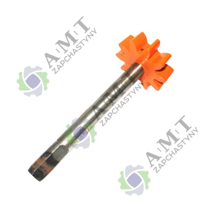 Вал ведучий (з шестернею)(D=17 мм, L=180 мм, зріз) бетономішалки