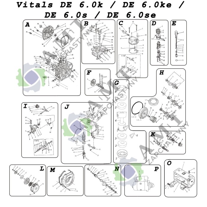 Выключатель подачи топлива ДВЗ-210Б(170F)-13.14
