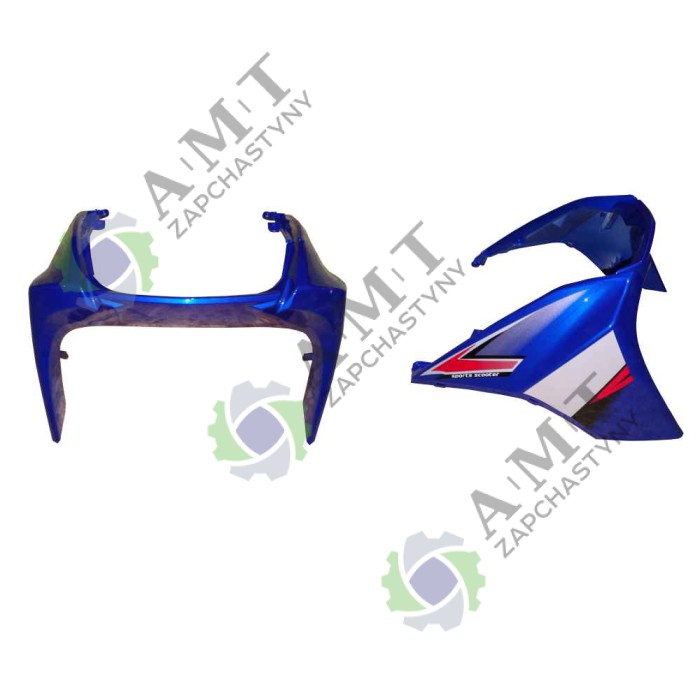 Облицовка передней фары нижняя синее SP150S-19 Облицовка передней фары нижняя синее SP150S-19