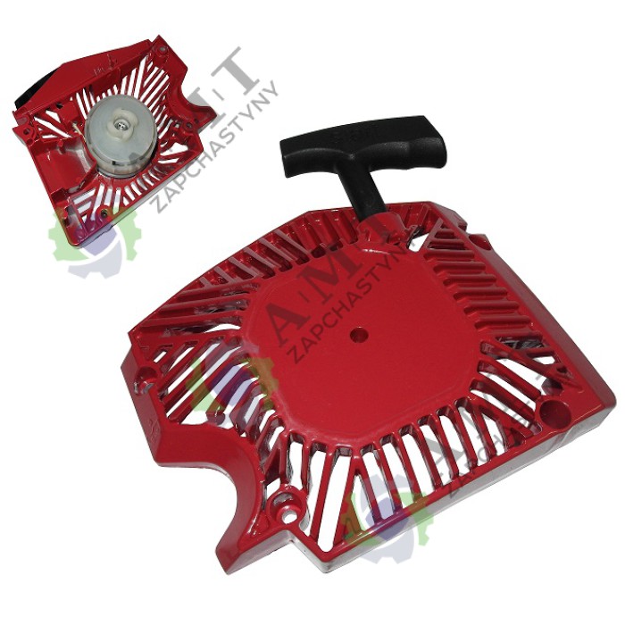 Стартер (плавний пуск, 4 зач. метал) (червоний) (СБ-2) бензопили 45сс/52сс