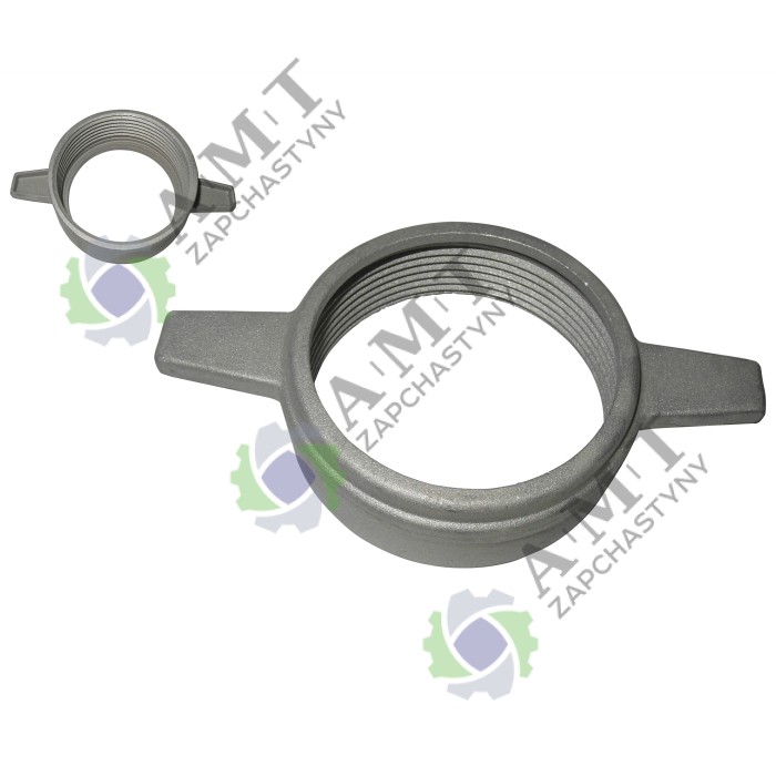 Гайка фланця (патрубка)(D=80 мм, крок=3 мм) мотопомпи