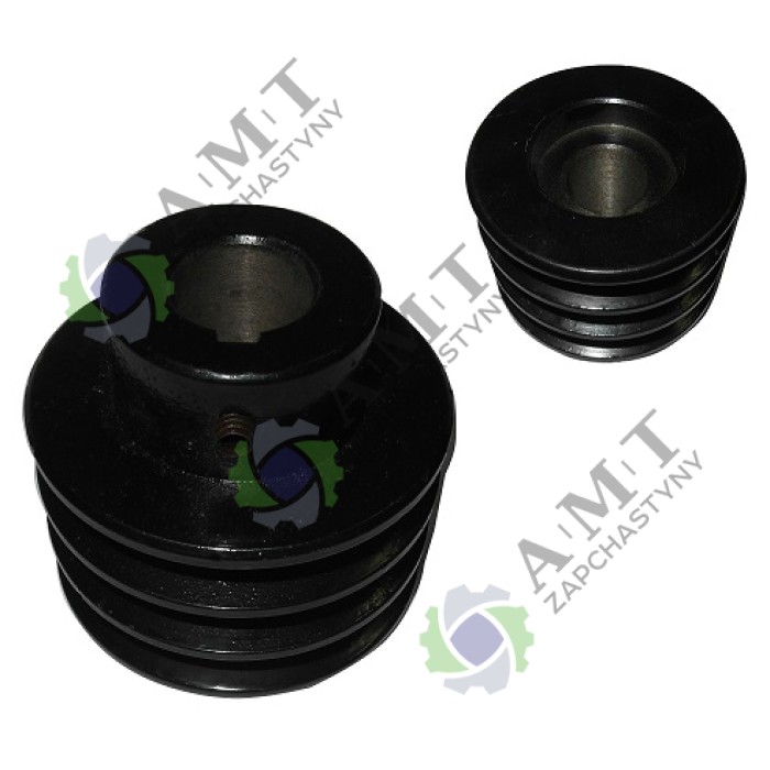 Шкив приводной (профиль А, 3 ручья) (D=104 мм, d=26 мм, под шпонку) швонарезчика