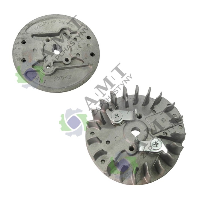 Маховик (2 зачепи, метал) бензопили Vitals 38cc/40cc