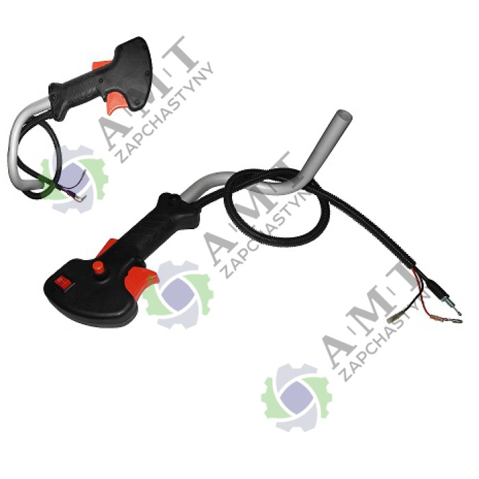 Ручка газу (кнопка збоку) (чорна) мотокоси Китай 40/44