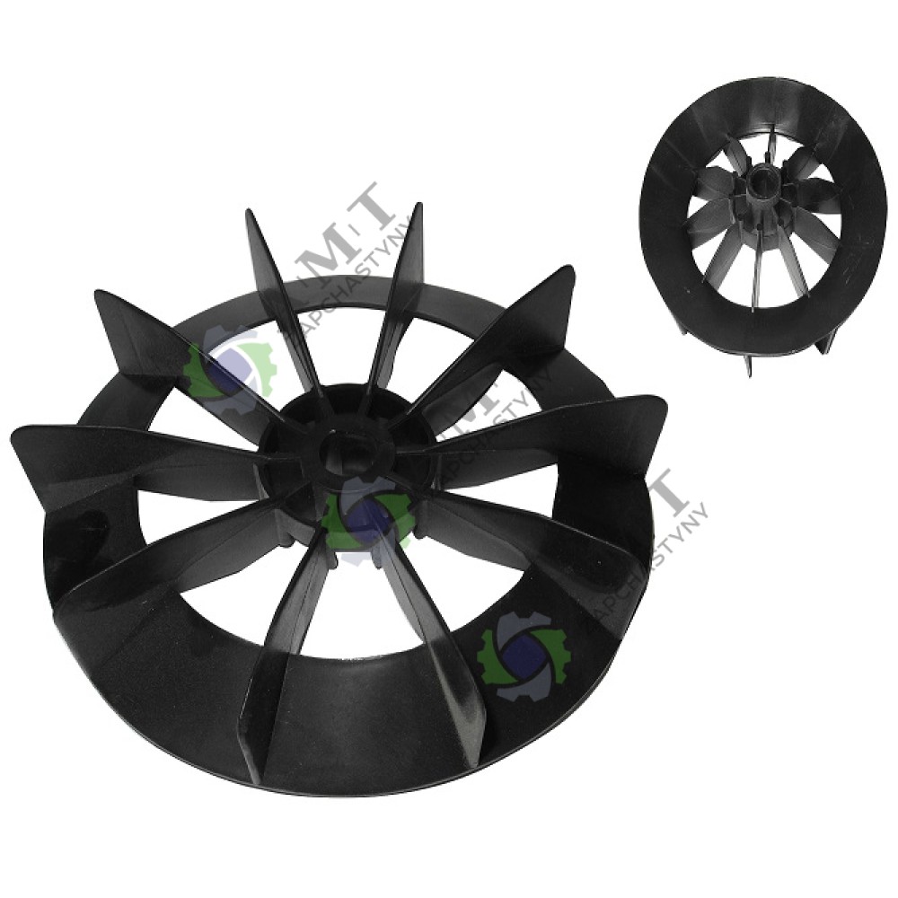 Крыльчатка охлаждения (D=145 мм, d=14 мм, под срез, пластик) компрессора