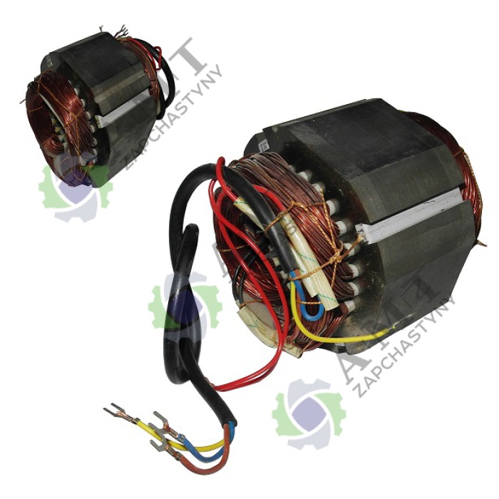 Статор 2,0 кВт (D = 135 мм, d = 67 мм, Lз = 65 мм, Lзагальна = 128 мм) компресора