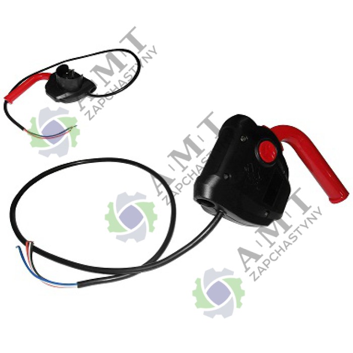 Блок увімкнення (у корпусі) газонокосарки