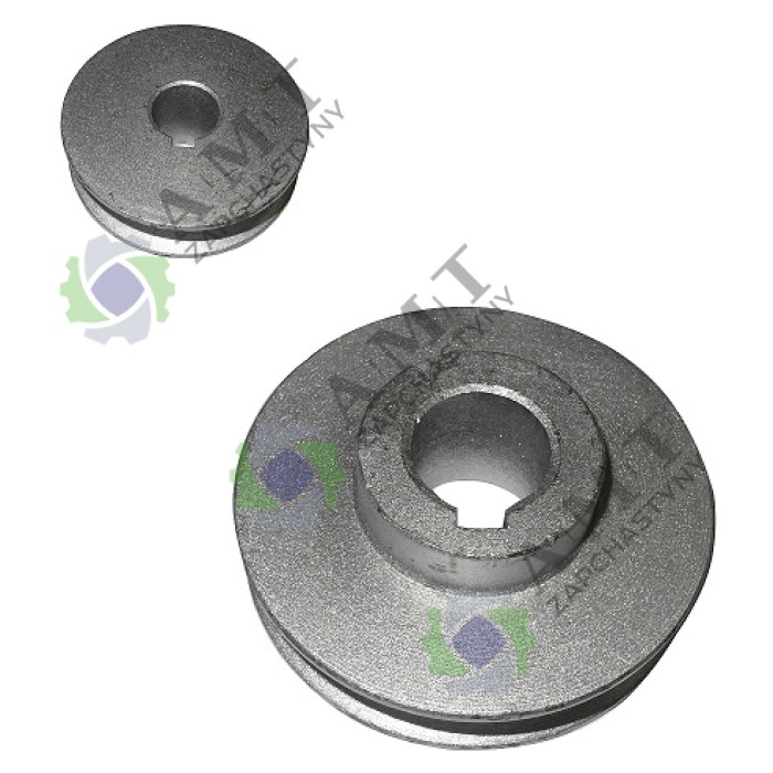 Шків електродвигуна (D=87 мм, d=24 мм, під шпонку 8 мм, профіль А) компресора