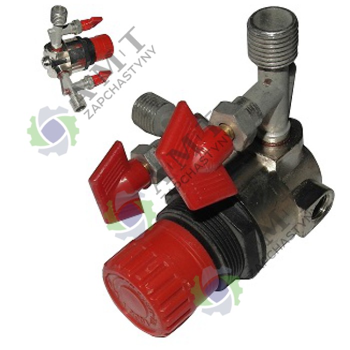 Регулятор тиску (з кранами) (3 виходи) компресора