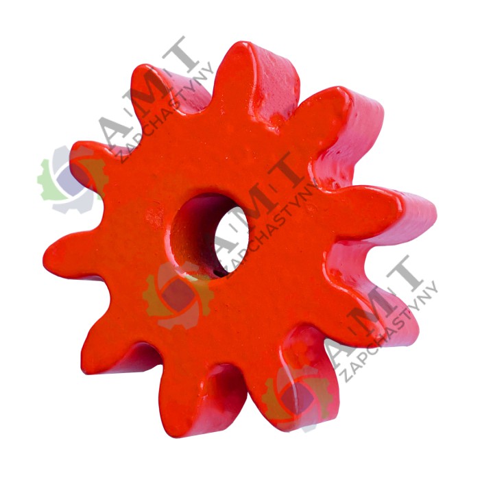 Шестерня ведуча (штифт)(D=69,5 мм, d=15 мм, 10зуб.) бетономішалки