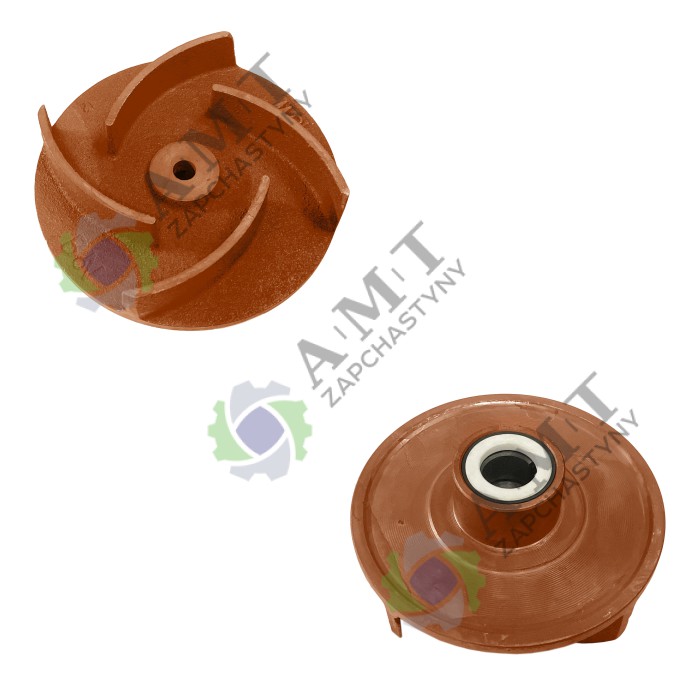 Крильчатка (4-ри лопаті)(D=123 мм, шпонка 20мм) мотопомпи