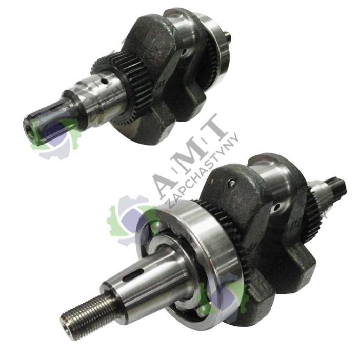 Вал коленчатый ДД 188Fg (шлиц-6 шт, D=25 мм,шейка 40мм)