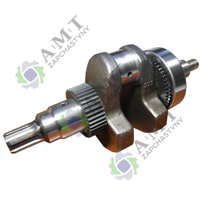 Вал коленчатый ДД 192F (шлиц -6шт, D=25 мм, шейка 43мм)