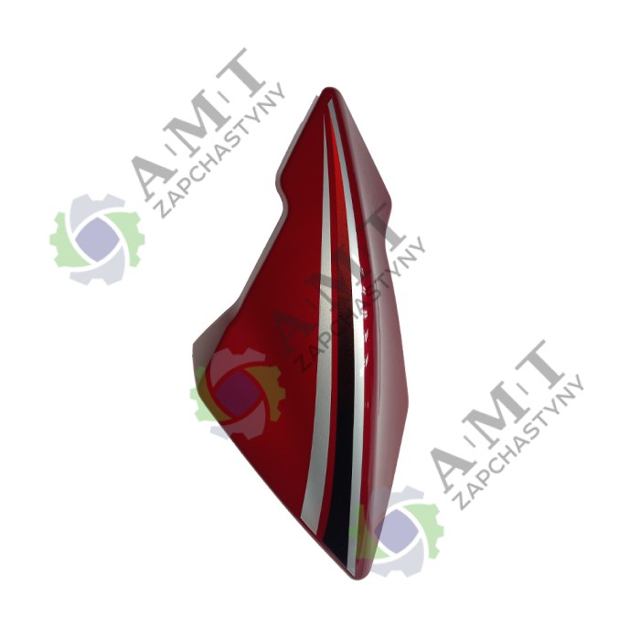 Облицовка топливного бака декоративная правая красная SP125C-2C