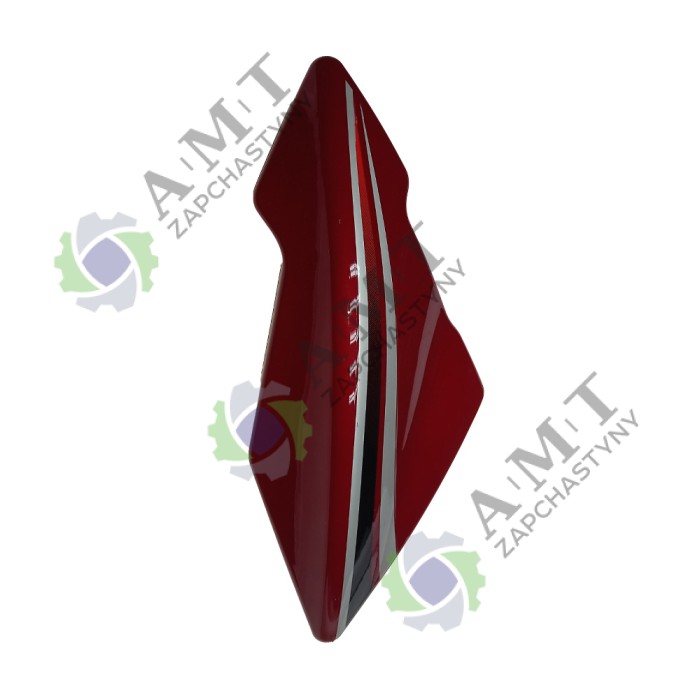 Облицовка топливного бака декоративная левая красная SP125C-2C