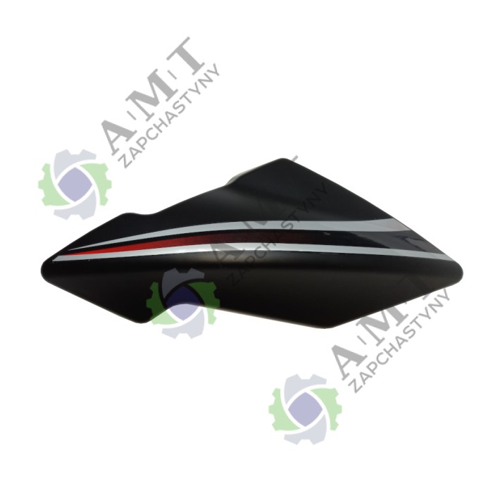 Облицовка топливного бака декоративная левая черная матовая SP125C-2C