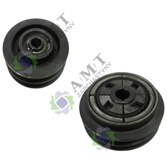 Муфта зчеплення (D=128 мм, d=20 мм, шпонка, 2A) віброплити