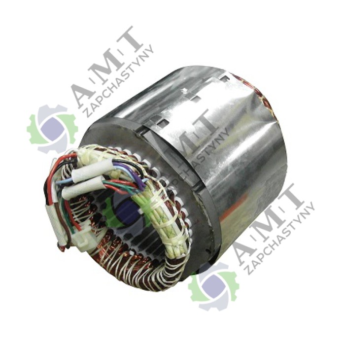 Статор (5,0-5,5 кВт /3Ф) (Lзаг.=210 мм, Lз=140 мм, Dз=190 мм, d=120 мм) (мідний) генератора