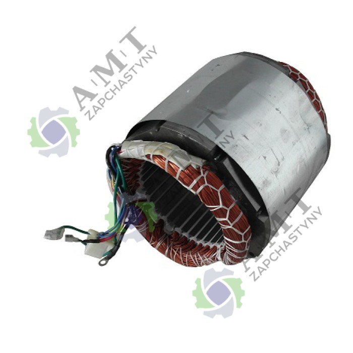 Статор (5,0-5,5 кВт) (Lзаг.=205 мм, Lз=140 мм, Dз=190 мм, d=120 мм) (мідний) генератора