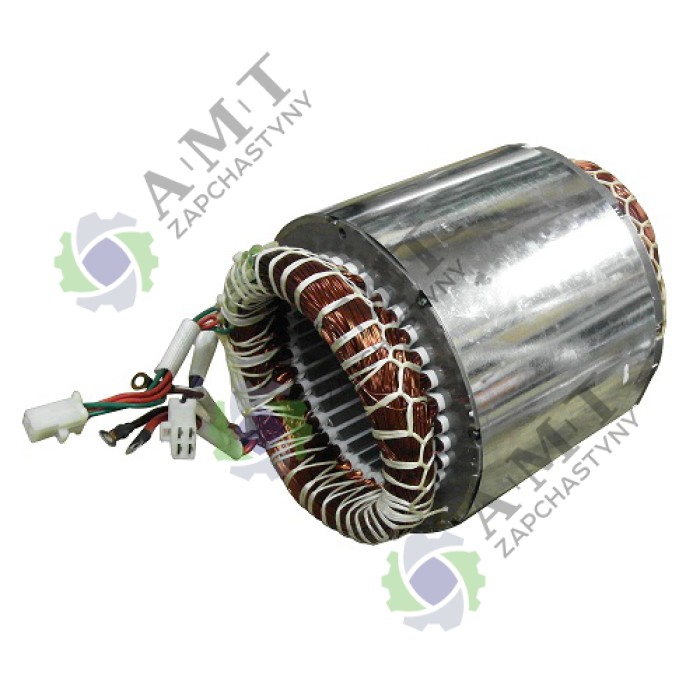 Статор (6,5-7,0 кВт/3Ф) (Lзаг.=220 мм, Lз=150 мм, Dз=190 мм, d=120 мм) (мідний) (альтернатора) генератора