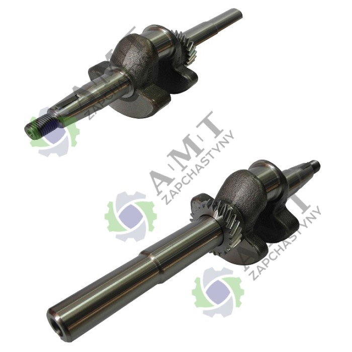 Вал колінчастий (170F) (Dвала=22,5 мм, Lхвост1=65 мм, Lзагальна=294 мм, шпонка 5х5 мм, М8) газонокосарки