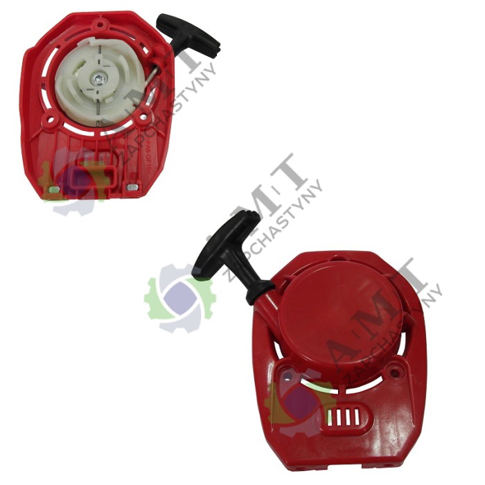 Стартер (2 зацепа, усики, 3 отв.) (красный) мотокосы Vitals 4714-4а
