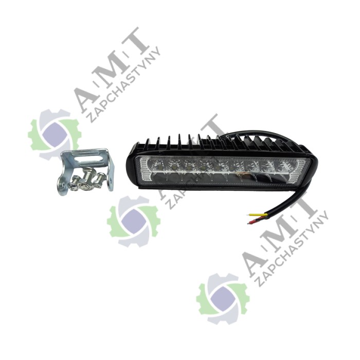 Фара светодиодная прямоугольная подкапотная 54W