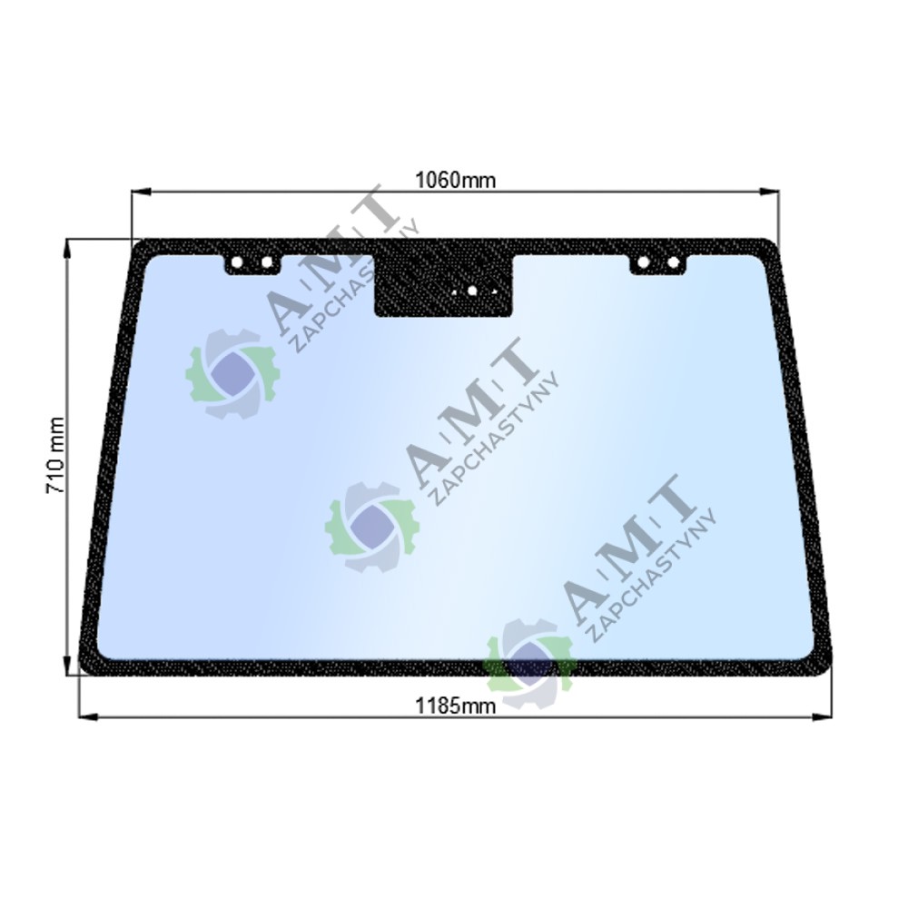 Стекло заднее JM 804 (h=710, L=1060х1185)