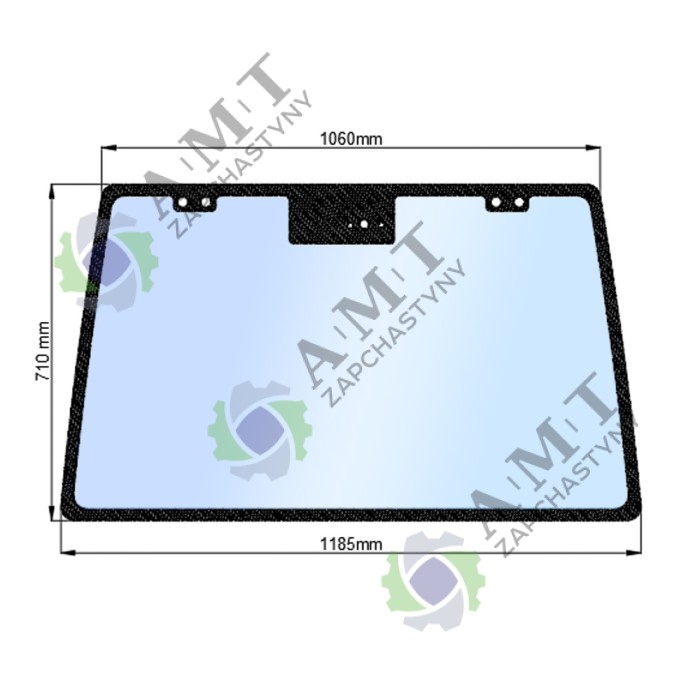 Стекло заднее JM 804 (h=710, L=1060х1185)