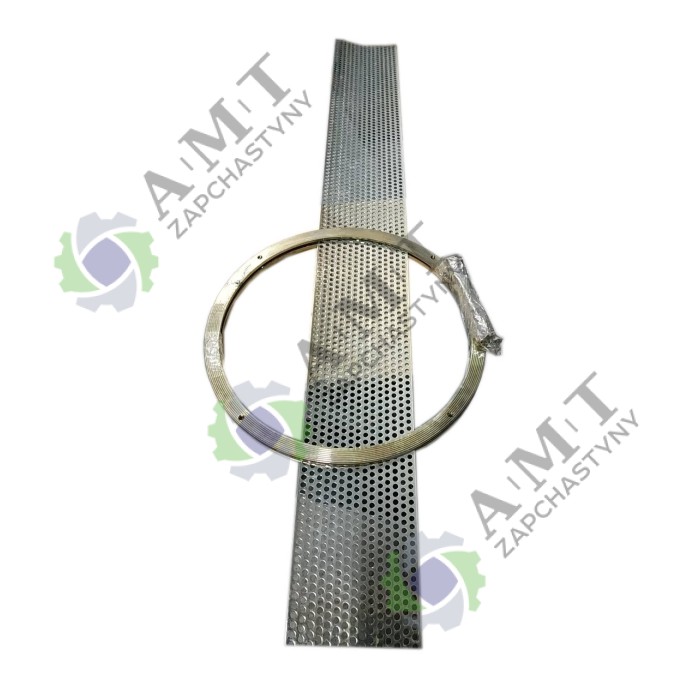 Решето кормоизмельчителя с кольцами в сборе 5,0мм ДТЗ КР-23