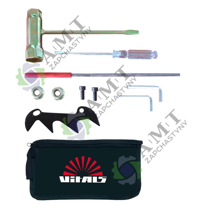 ЗИП (ключ свечной, шестигранник (2шт), отвертка, напильник, упор зубчатый) BKZ4517n-BKZ5222n