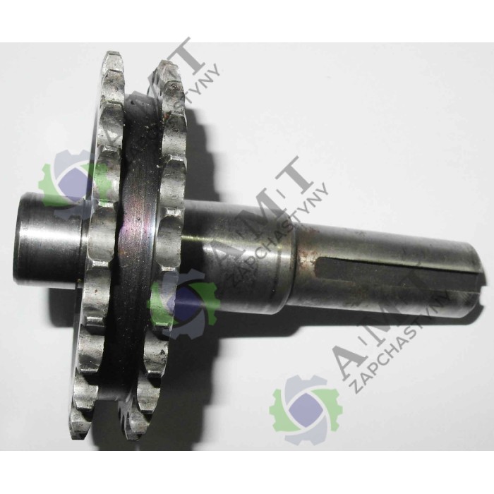 Вал редуктора (выходной, с шестерней) ДВС-200Б1Х