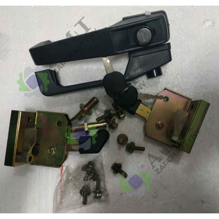 Дверная ручка (с замком, левая и правая) DF404С