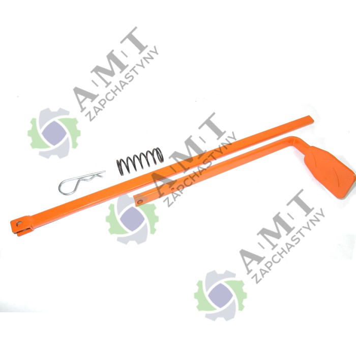 Педаль-рычаг в сборе (Lтяги=465мм) (педаль,тяга,пружина,крепление) БМ-160Е-11-13,17