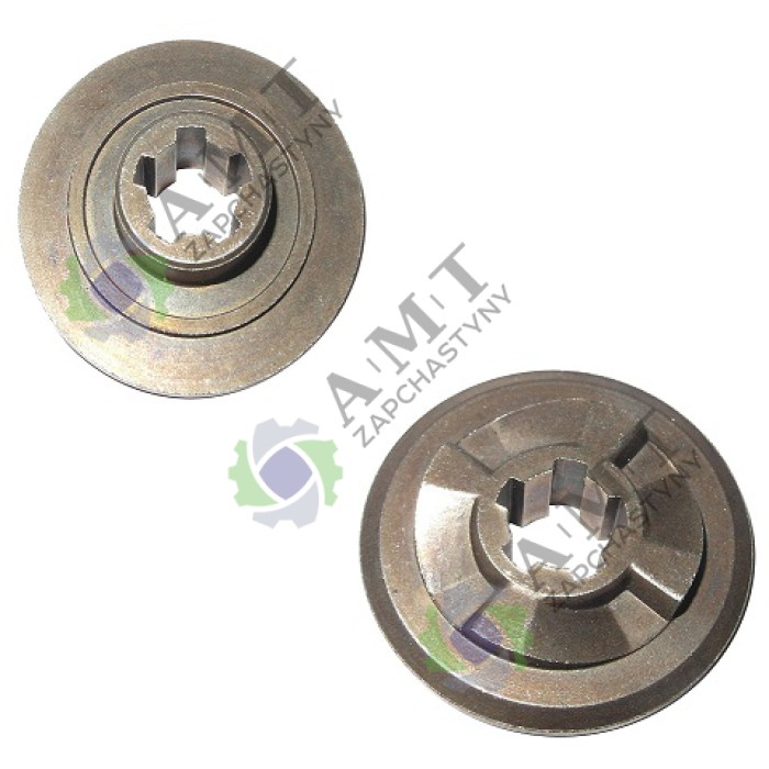 Фланець шківа обгінної муфти (36 мм, 4 зач, 5 шл) електрокоси