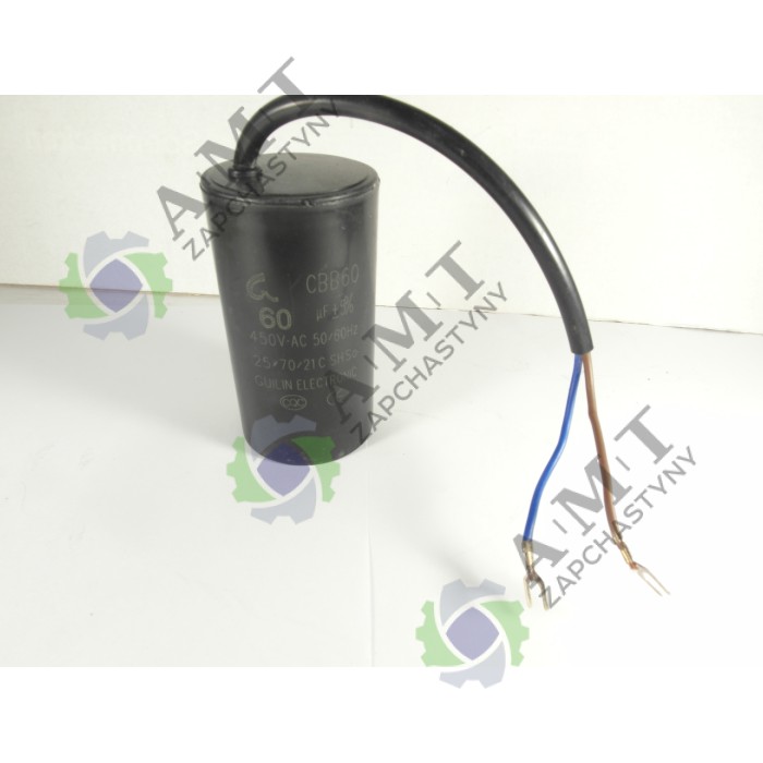 Конденсатор (CBB60, 60mF, 450V) КР-5030В,КР-10030В-25 Конденсатор (CBB60, 60mF, 450V) КР-5030В,КР-10030В-25