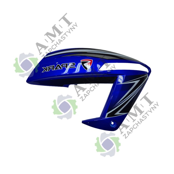 Облицовка топливного бака боковая правая синия SP200R-27
