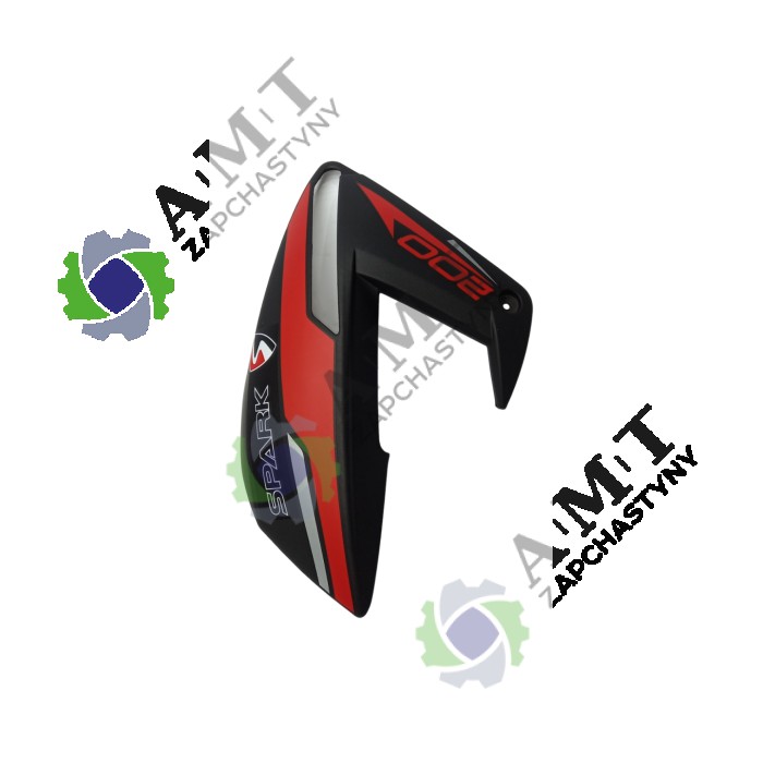 Облицовка топливного бака боковая правая краснавя SP200R-27