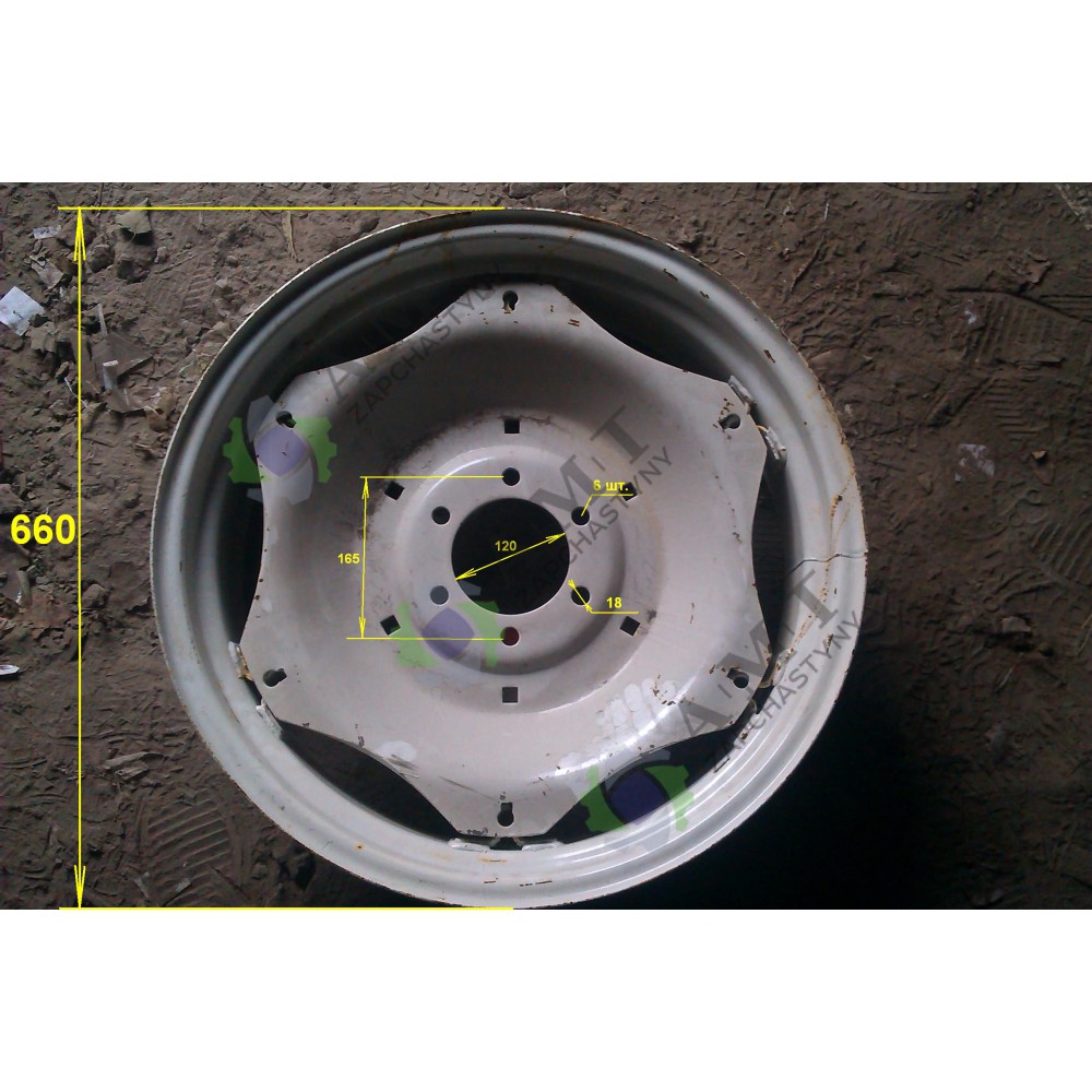 Диск заднего колеса 9,5x24 DF240/244