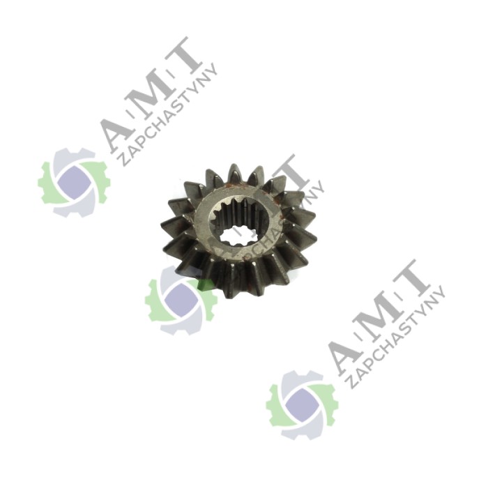 Шестерня верхняя вертикального вала переднего моста DF244 (z=17, 14 шлиц)