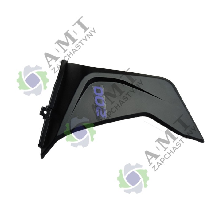 Облицовка топливного бака передняя левая синяя SP200R-28