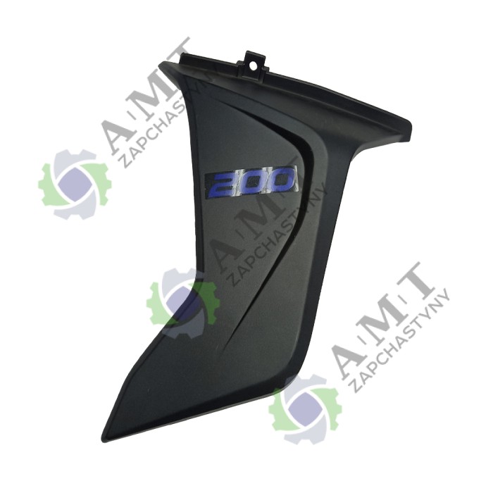 Облицовка топливного бака передняя правая синяя SP200R-28